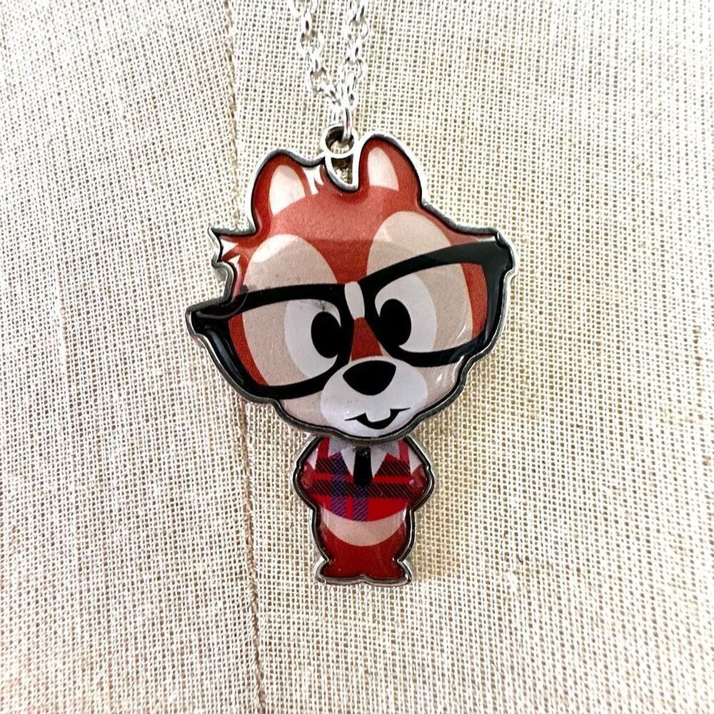 Disney Chip & Dale  pendant necklace